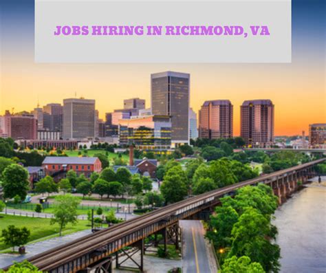 The pay for this position is dependent on experience. . Jobs hiring in richmond va